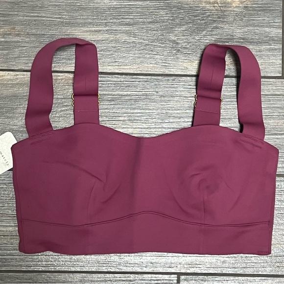 NWT $48 Free People Naomi Longline Bra XS or Small Dried Rose Pink - Picture 6 of 16